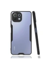 Mey İthalat®   Mİ 11 Lite Kılıf Platin Silikon - Siyah