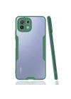 Mey İthalat®   Mİ 11 Lite Kılıf Platin Silikon - Yeşil