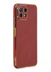 Mey İthalat®   Mİ 11 Lite Kılıf Volet Silikon - Kırmızı