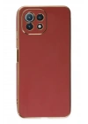 Mey İthalat®   Mİ 11 Lite Kılıf Volet Silikon - Kırmızı