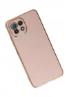 Mey İthalat®   Mİ 11 Lite Kılıf Volet Silikon - Pembe