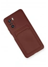 Mey İthalat®   Mi 11i Kılıf Kelvin Kartvizitli Silikon - Bordo