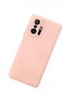 Mey İthalat®   Mi 11T Pro Kılıf Nano içi Kadife Silikon - Pudra