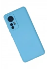 Mey İthalat®   Mi 12 Kılıf Nano içi Kadife Silikon - Mavi