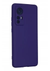 Mey İthalat®   Mi 12 Kılıf Nano içi Kadife Silikon - Mor