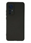 Mey İthalat®   Mi 12 Kılıf Nano içi Kadife Silikon - Siyah