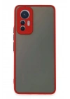 Mey İthalat®   Mi 12 Lite Kılıf Montreal Silikon Kapak - Kırmızı