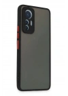 Mey İthalat®   Mi 12 Lite Kılıf Montreal Silikon Kapak - Siyah