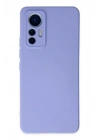 Mey İthalat®   Mi 12 Lite Kılıf Nano içi Kadife Silikon - Lila