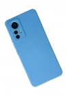 Mey İthalat®   Mi 12 Lite Kılıf Nano içi Kadife Silikon - Mavi