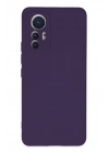 Mey İthalat®   Mi 12 Lite Kılıf Nano içi Kadife Silikon - Mor