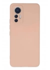 Mey İthalat®   Mi 12 Lite Kılıf Nano içi Kadife Silikon - Pudra