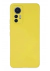 Mey İthalat®   Mi 12 Lite Kılıf Nano içi Kadife Silikon - Sarı
