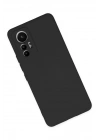Mey İthalat®   Mi 12 Lite Kılıf Nano içi Kadife Silikon - Siyah