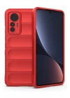 Mey İthalat®   Mi 12 Lite Kılıf Optimum Silikon - Kırmızı