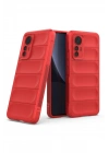 Mey İthalat®   Mi 12 Lite Kılıf Optimum Silikon - Kırmızı
