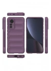 Mey İthalat®   Mi 12 Lite Kılıf Optimum Silikon - Mor