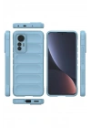 Mey İthalat®   Mi 12 Lite Kılıf Optimum Silikon - Sky Blue