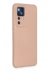 Mey İthalat®   Mi 12T Pro Kılıf Nano içi Kadife Silikon - Pudra