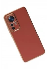 Mey İthalat®   Mi 12T Pro Kılıf Volet Silikon - Kırmızı