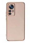Mey İthalat®   Mi 12T Pro Kılıf Volet Silikon - Pembe