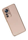 Mey İthalat®   Mi 12T Pro Kılıf Volet Silikon - Pembe