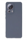 Mey İthalat®   Mi 13 Lite Kılıf Nano içi Kadife Silikon - Gri