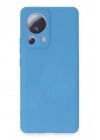 Mey İthalat®   Mi 13 Lite Kılıf Nano içi Kadife Silikon - Mavi