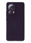 Mey İthalat®   Mi 13 Lite Kılıf Nano içi Kadife Silikon - Mor