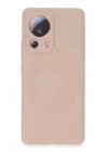 Mey İthalat®   Mi 13 Lite Kılıf Nano içi Kadife Silikon - Pudra