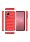 Mey İthalat®   Mi 13 Lite Kılıf Optimum Silikon - Kırmızı