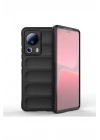 Mey İthalat®   Mi 13 Lite Kılıf Optimum Silikon - Siyah