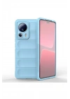 Mey İthalat®   Mi 13 Lite Kılıf Optimum Silikon - Sky Blue