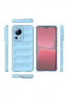 Mey İthalat®   Mi 13 Lite Kılıf Optimum Silikon - Sky Blue