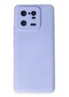 Mey İthalat®   Mi 13 Pro Kılıf Nano içi Kadife Silikon - Lila