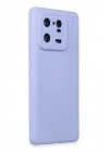 Mey İthalat®   Mi 13 Pro Kılıf Nano içi Kadife Silikon - Lila