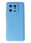 Mey İthalat®   Mi 13 Pro Kılıf Nano içi Kadife Silikon - Mavi