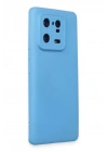 Mey İthalat®   Mi 13 Pro Kılıf Nano içi Kadife Silikon - Mavi