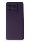 Mey İthalat®   Mi 13 Pro Kılıf Nano içi Kadife Silikon - Mor