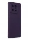 Mey İthalat®   Mi 13 Pro Kılıf Nano içi Kadife Silikon - Mor