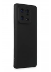 Mey İthalat®   Mi 13 Pro Kılıf Nano içi Kadife Silikon - Siyah