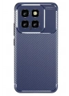 Mey İthalat®   Mi 14T Kılıf Auto Focus Karbon Kapak - Lacivert