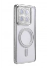 Mey İthalat®   Mi 14T Pro Joke Simli Magneticsafe Kılıf - Gümüş
