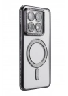 Mey İthalat®   Mi 14T Pro Joke Simli Magneticsafe Kılıf - Siyah