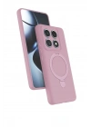 Mey İthalat®   Mi 14T Pro Regal Magsafe Standlı Kapak - Açık Pembe