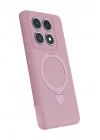Mey İthalat®   Mi 14T Pro Regal Magsafe Standlı Kapak - Açık Pembe