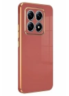 Mey İthalat®   Mi 14T Pro Volet Silikon - Kırmızı
