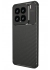 Mey İthalat®   Mi 15 Kılıf Auto Focus Karbon Kapak - Siyah
