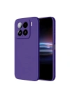 Mey İthalat®   Mi 15 Pro Kılıf Nano içi Kadife Silikon - Mor