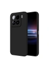 Mey İthalat®   Mi 15 Pro Kılıf Nano içi Kadife Silikon - Siyah